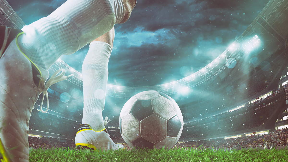close up of kick-off soccer scene. what do football and warehouse optimization have in common?
